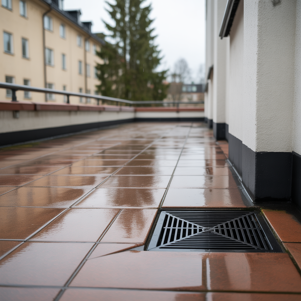 golvfall pa balkong guide for ratt lutning och avvattning