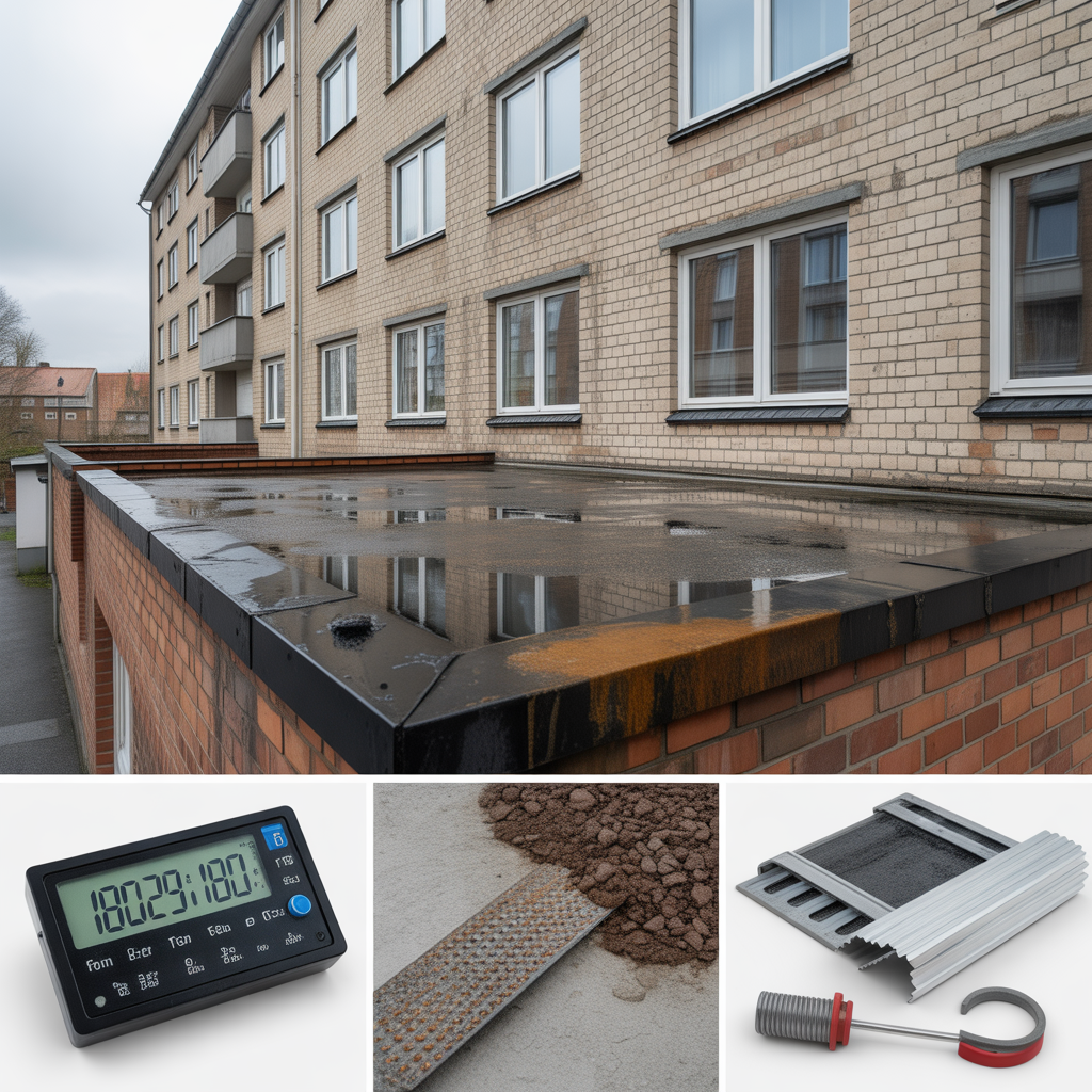 fuktskador i balkongplatta felsokning och atgarder